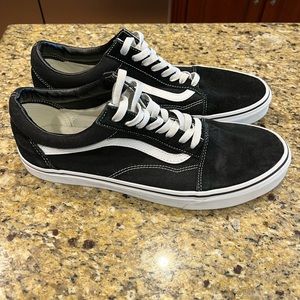 Size 13 Black Canvas Old Skool Vans